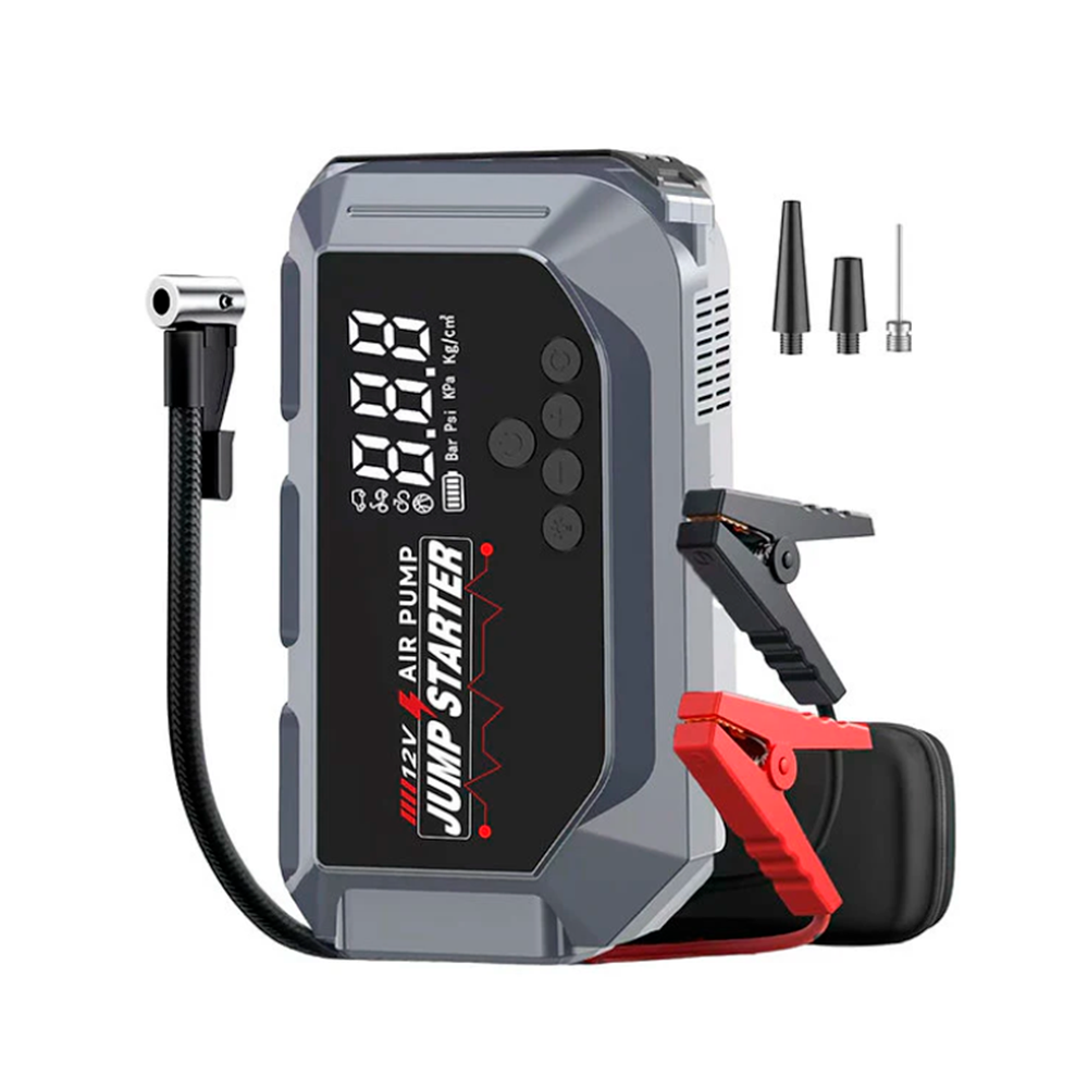 მანქანის დამქოქი და კომპრესორი 120000mAh/1000A