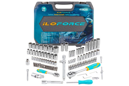 108 ნაჭ. ხელსაწყოების ნაკრები ILOforce IF-41082-5
