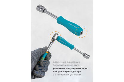 108 ნაჭ. ხელსაწყოების ნაკრები ILOforce IF-41082-5
