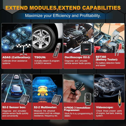 OBD2 დიაგნოსტიკური სკანერი Launch X431 PRO ELITE