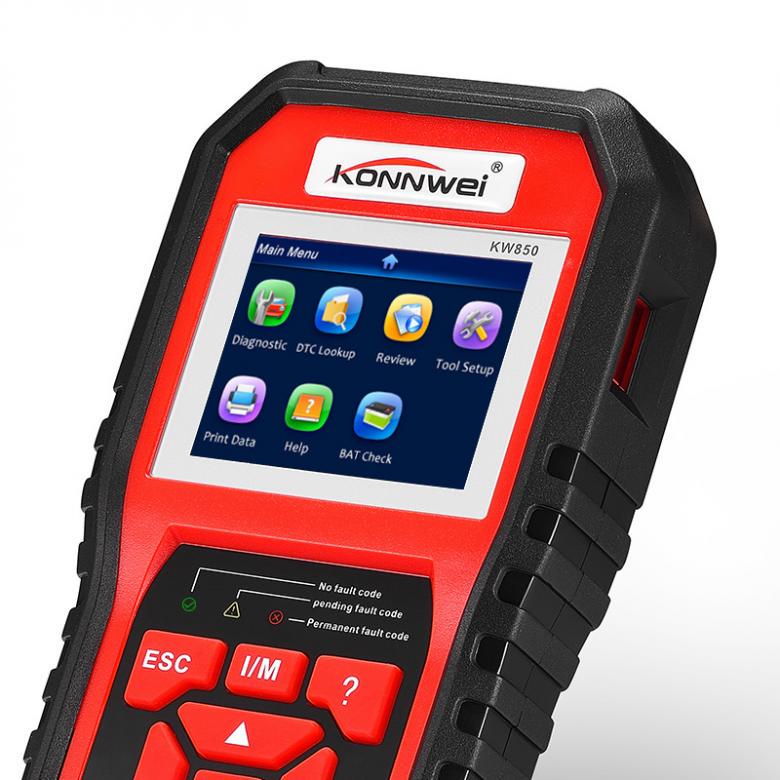 OBD2 ავტოსკანერი Konnwei KW850