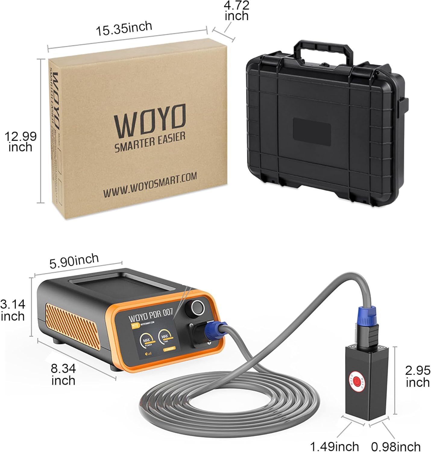 1000W ხელის ინდუქციური გამათბობელი WOYO PDR007