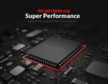 OBD2 ავტოსკანერი ELM327 v1.5 PIC18F25K80 KINGBOLEN