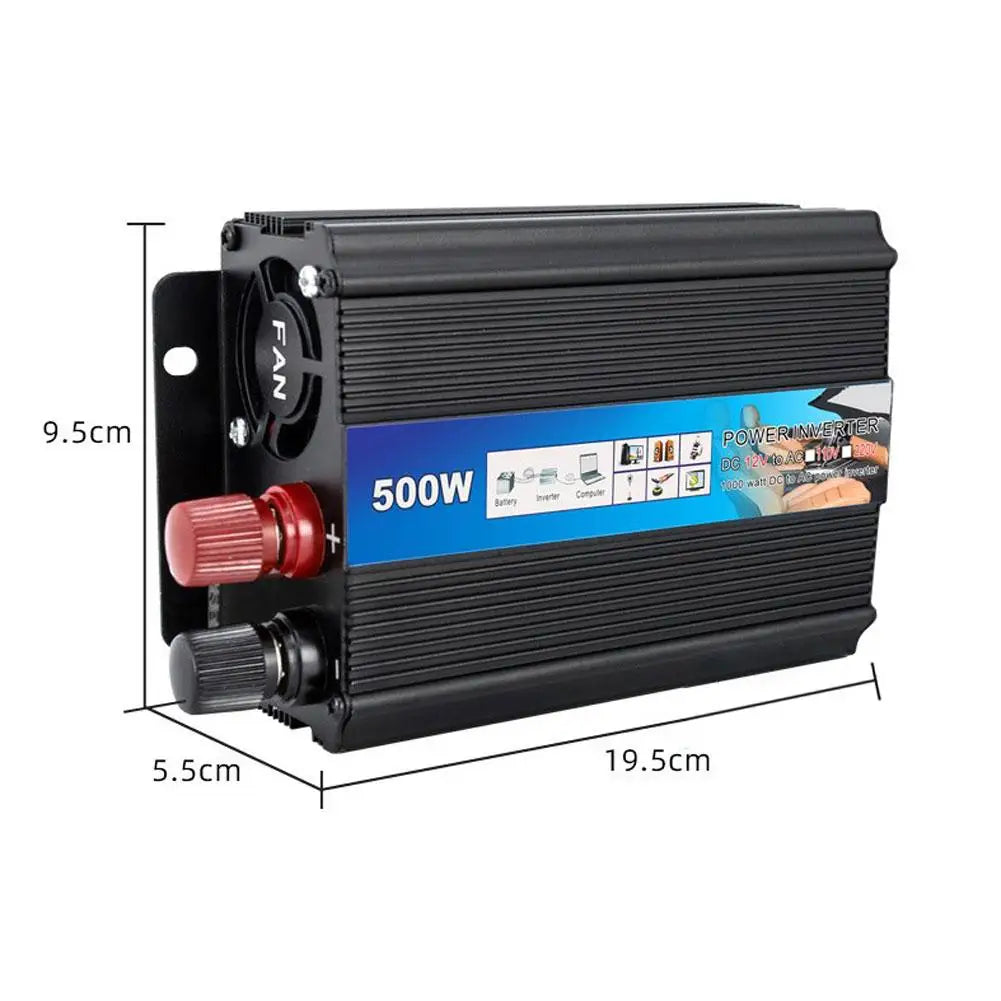 500W ინვერტორი 12V-დან 220V-მდე