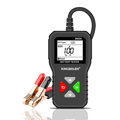 აკუმულატორის ტესტერი 6V, 12V, 24V KINGBOLEN BM550