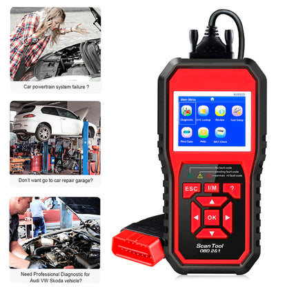 OBD2 ავტოსკანერი Konnwei KW850