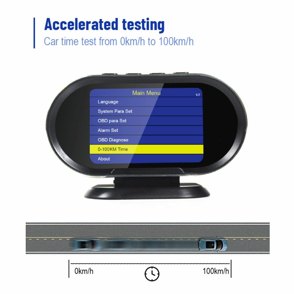 OBD2 ბორტ კომპიუტერი Konnwei KW206