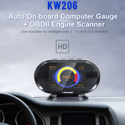 OBD2 ბორტ კომპიუტერი Konnwei KW206