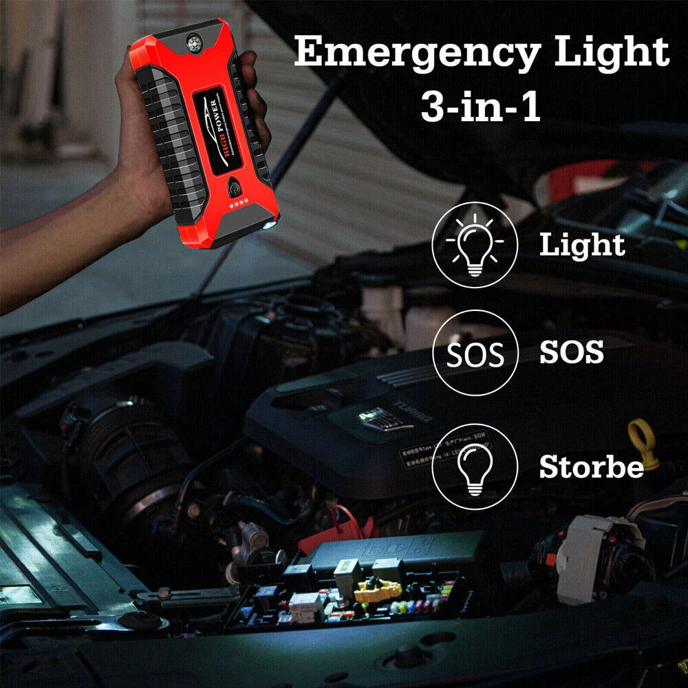 მანქანის დამქოქი (სტარტერი) 99800mAh/600A