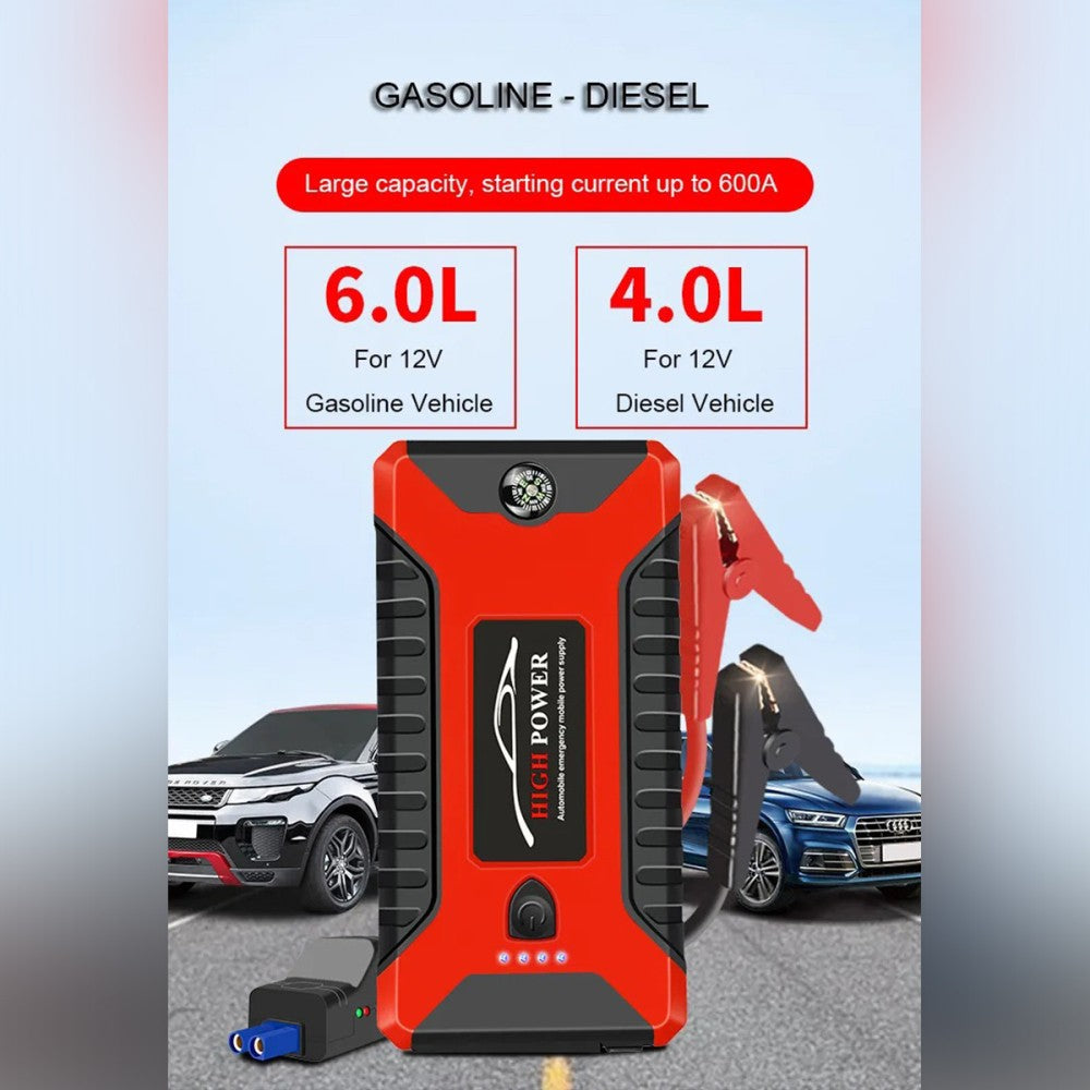 მანქანის დამქოქი (სტარტერი) 99800mAh/600A