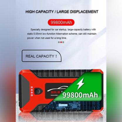მანქანის დამქოქი (სტარტერი) 99800mAh/600A