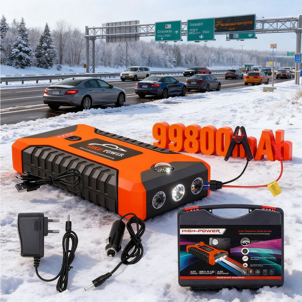 მანქანის დამქოქი (სტარტერი) 99800mAh/600A